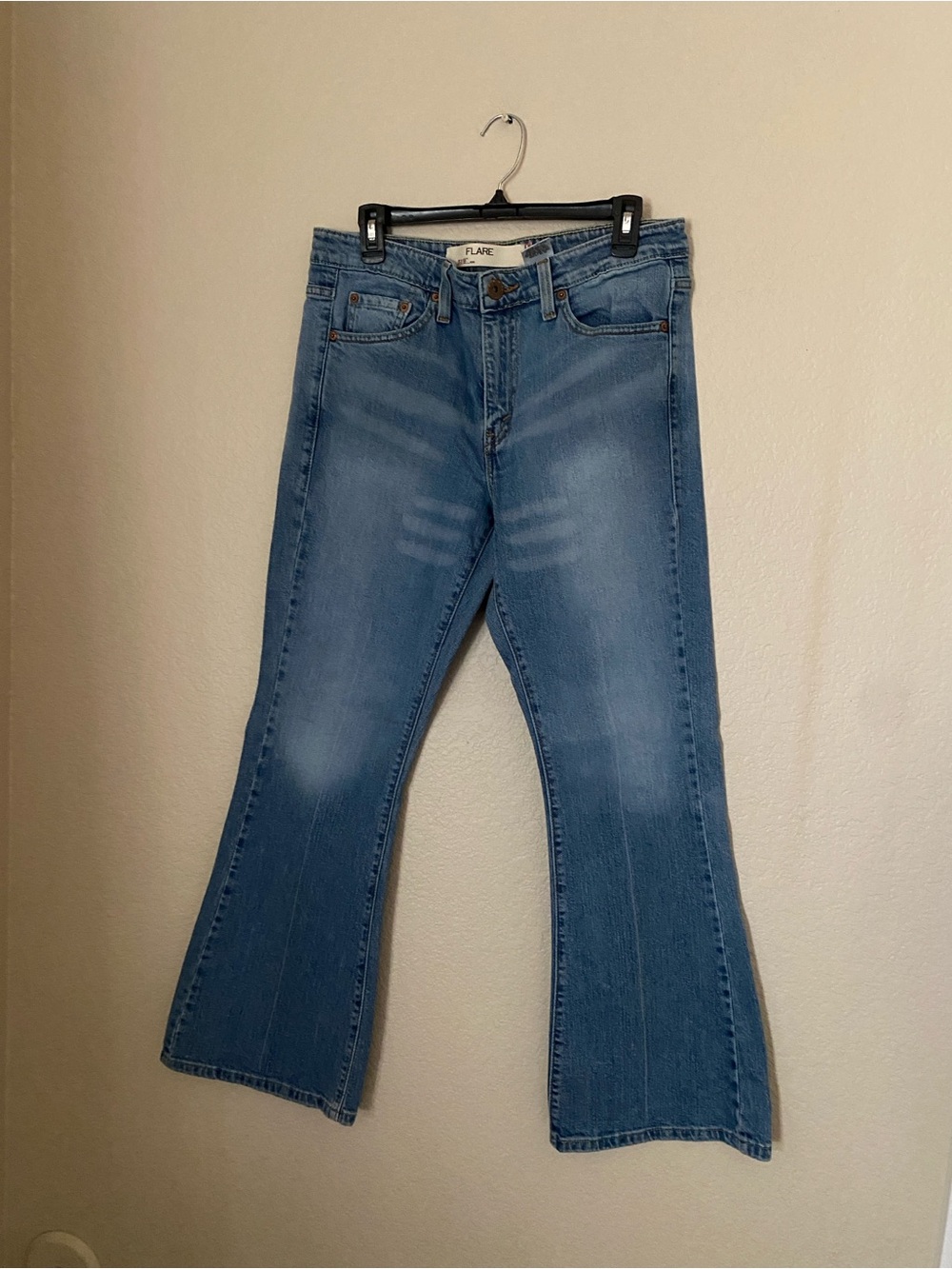 Levi's Women's 519 Light Blue Flare Jeans